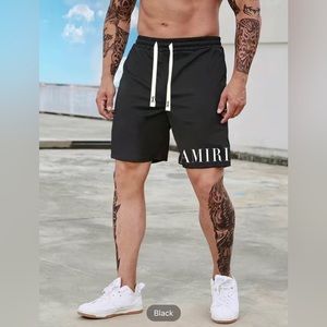 Men's Trendy Sports Shorts For Summer Outdoor, Casual Amiri shorts